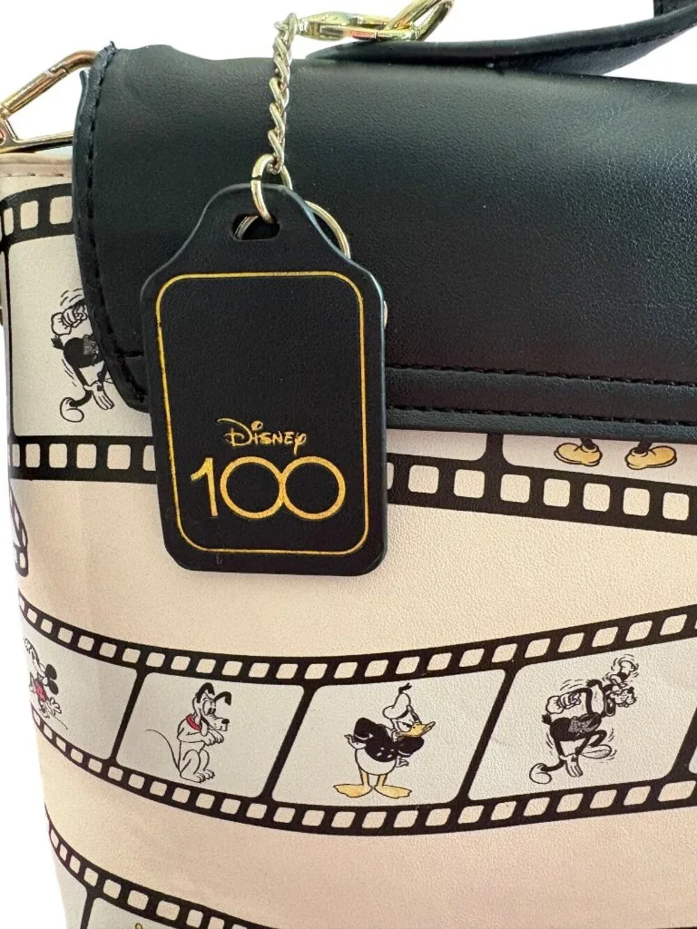 Disney Her Universe 100th Anniversary FilmStrip Satchel W/ Mickey Crossbody